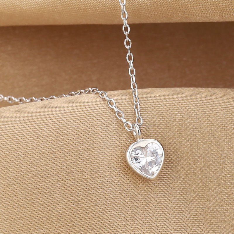 925 silver heart necklace