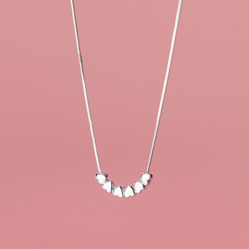 925 silver heart necklace