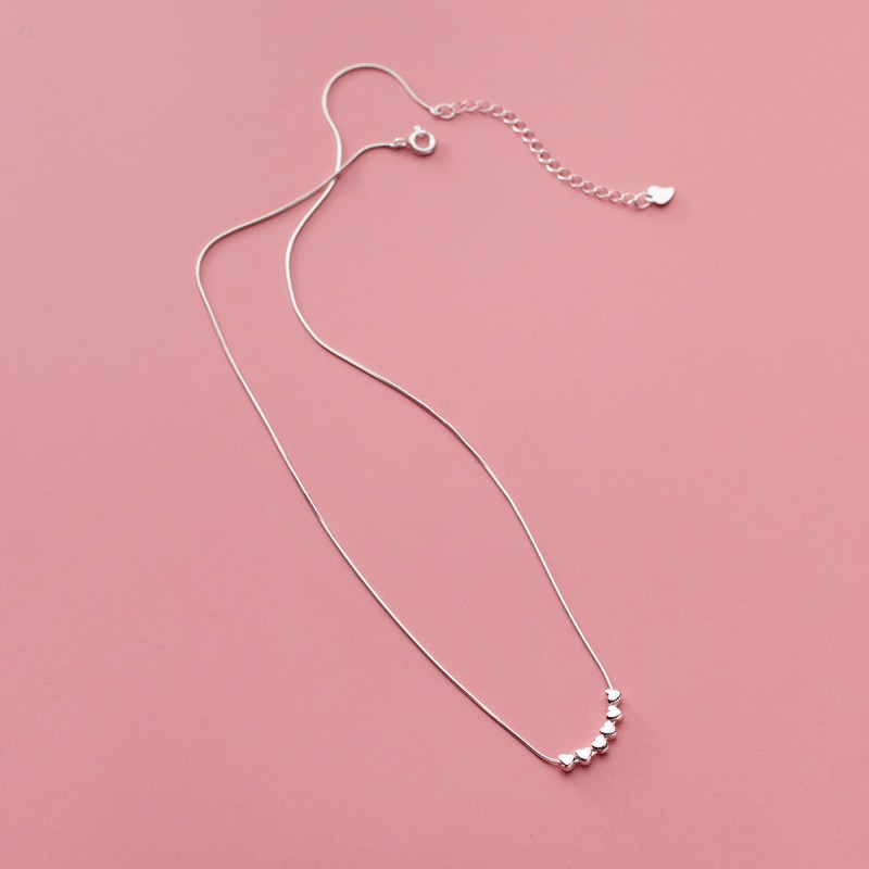 925 silver heart necklace