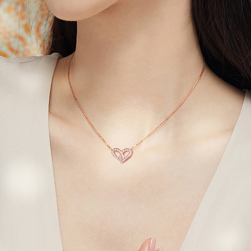 925 silver heart necklace