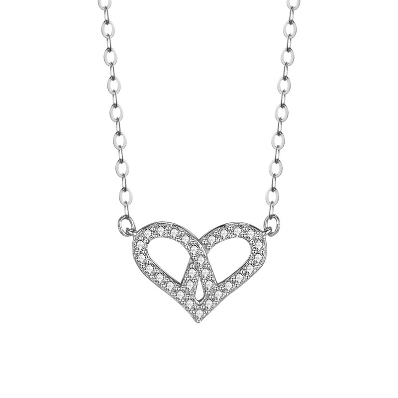 925 silver heart necklace