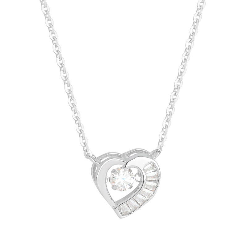 925 silver heart necklace