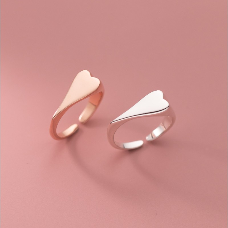 925 silver heart ring