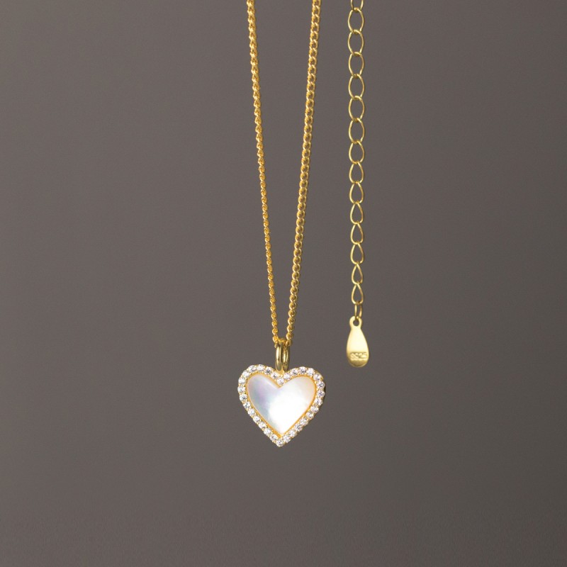 925 silver heart necklace