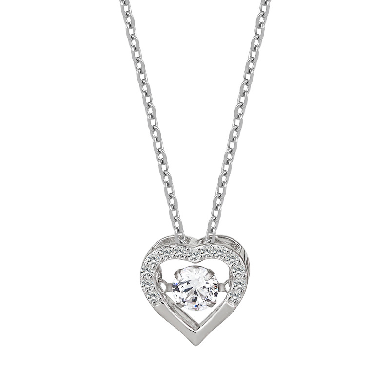 925 silver heart necklace