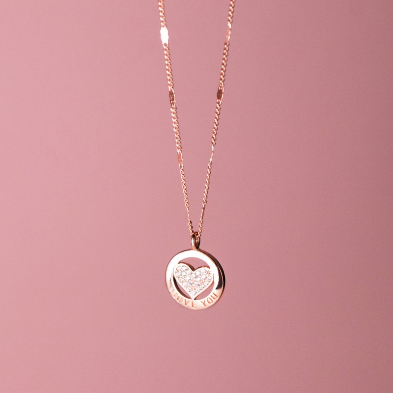 925 silver heart necklace