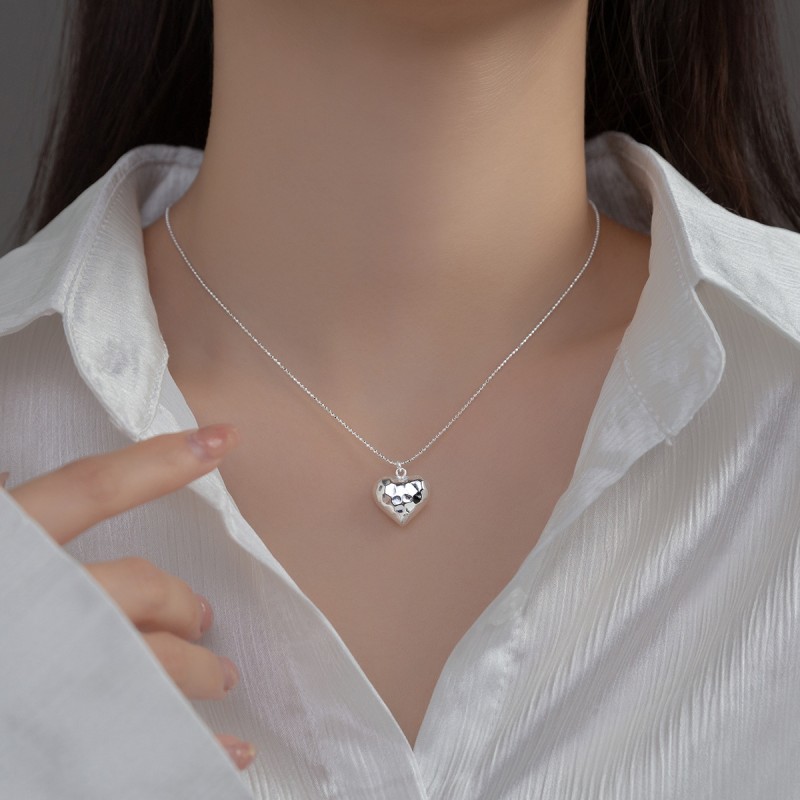 925 silver heart necklace