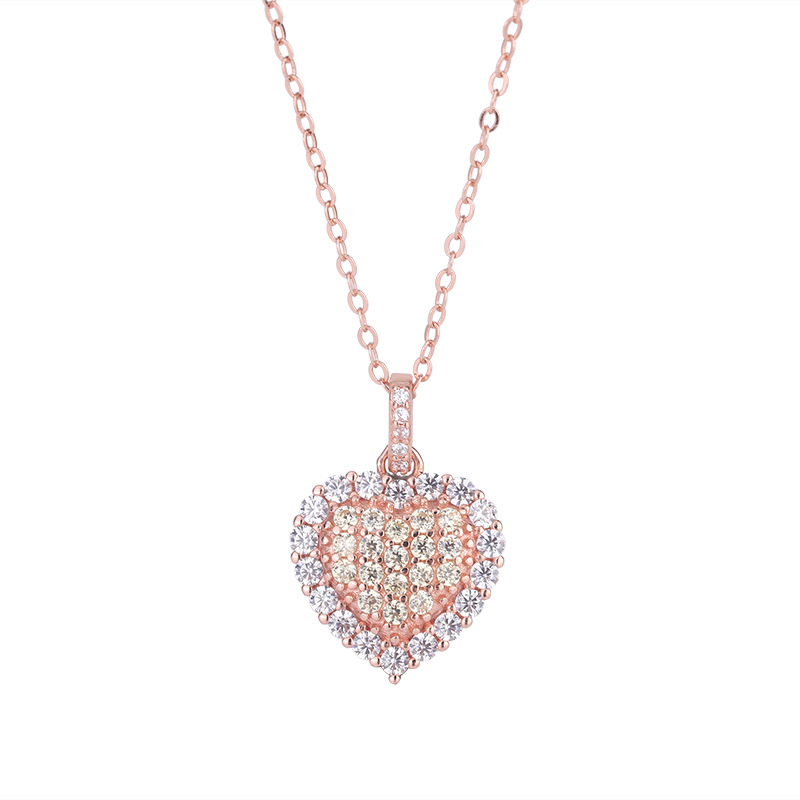 925 silver heart necklace