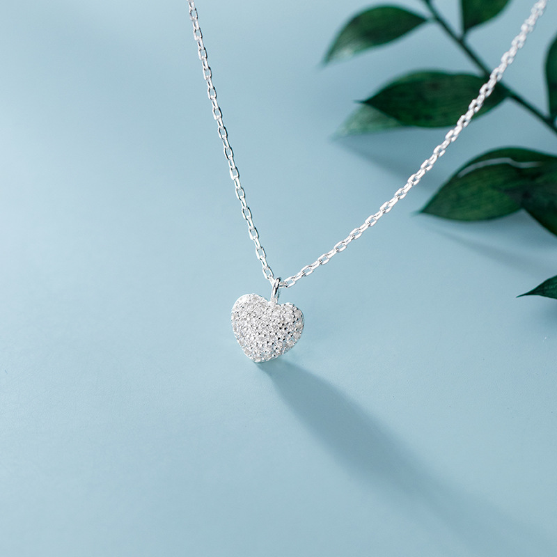 925 silver heart necklace