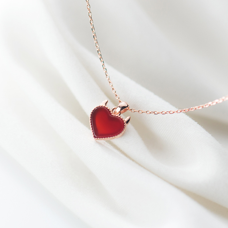 925 silver heart necklace