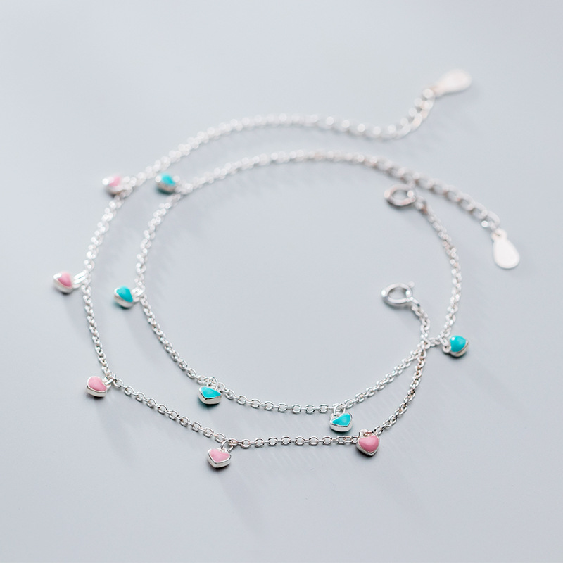 925 silver heart bracelet