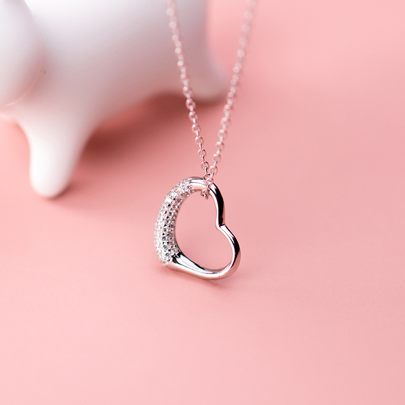 925 silver heart necklace