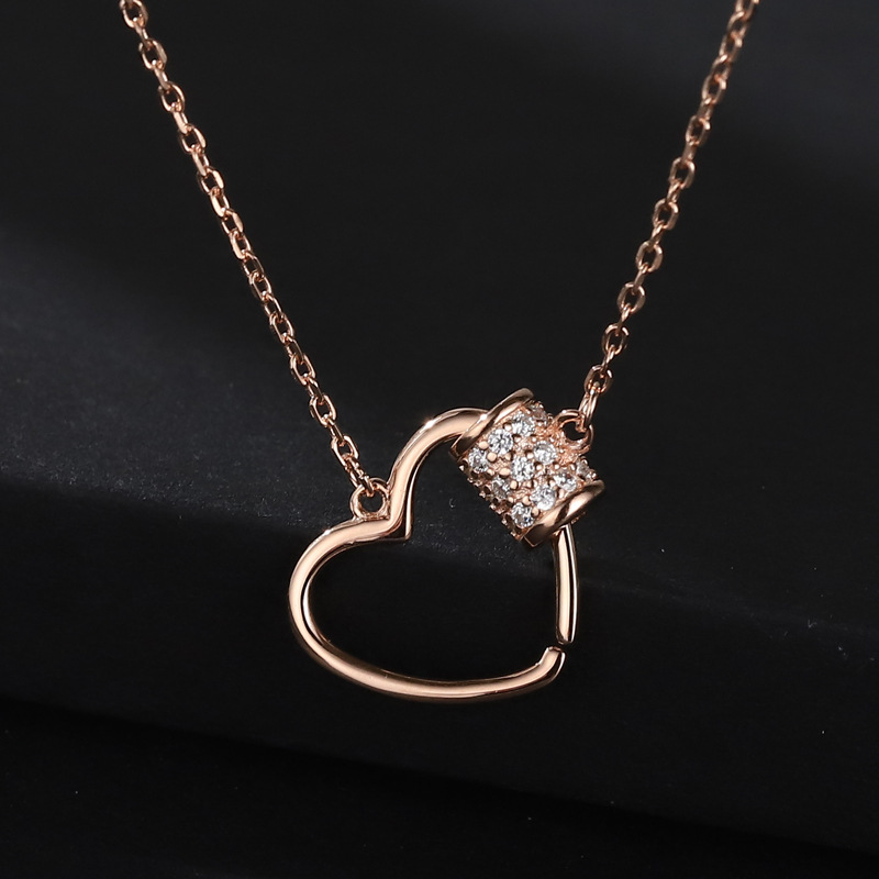 925 silver heart necklace