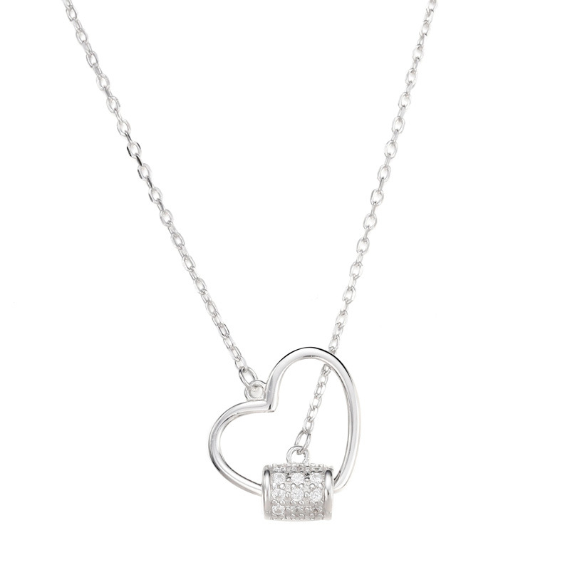 925 silver heart necklace