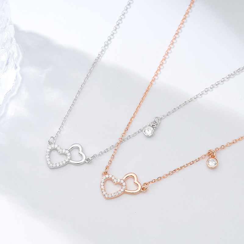 925 silver heart necklace