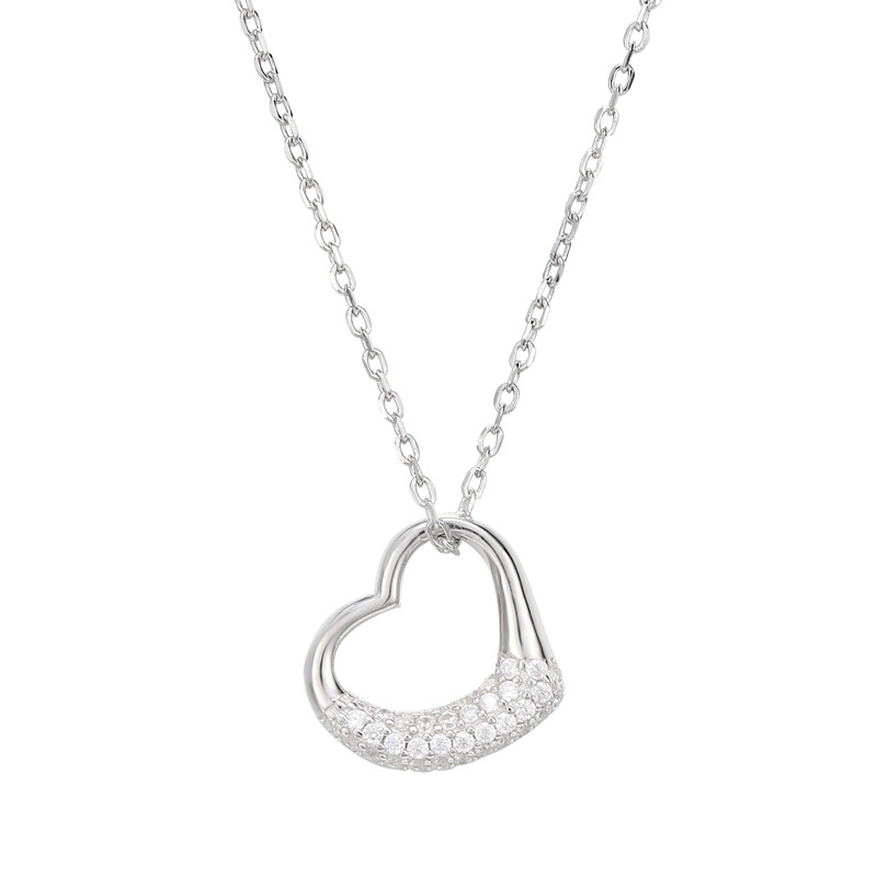 925 silver heart necklace