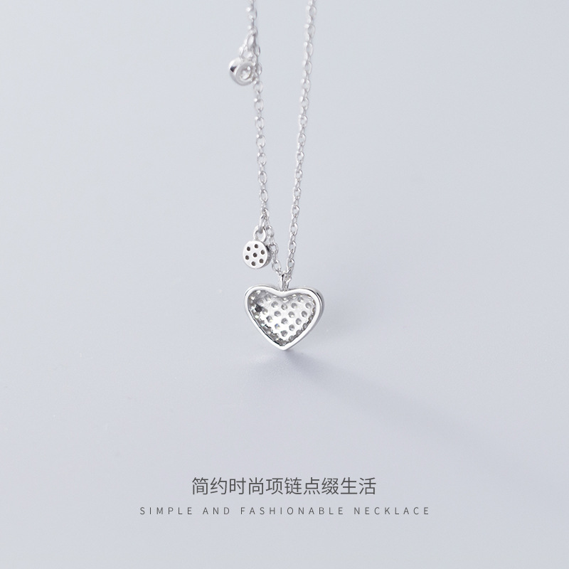 925 silver heart necklace