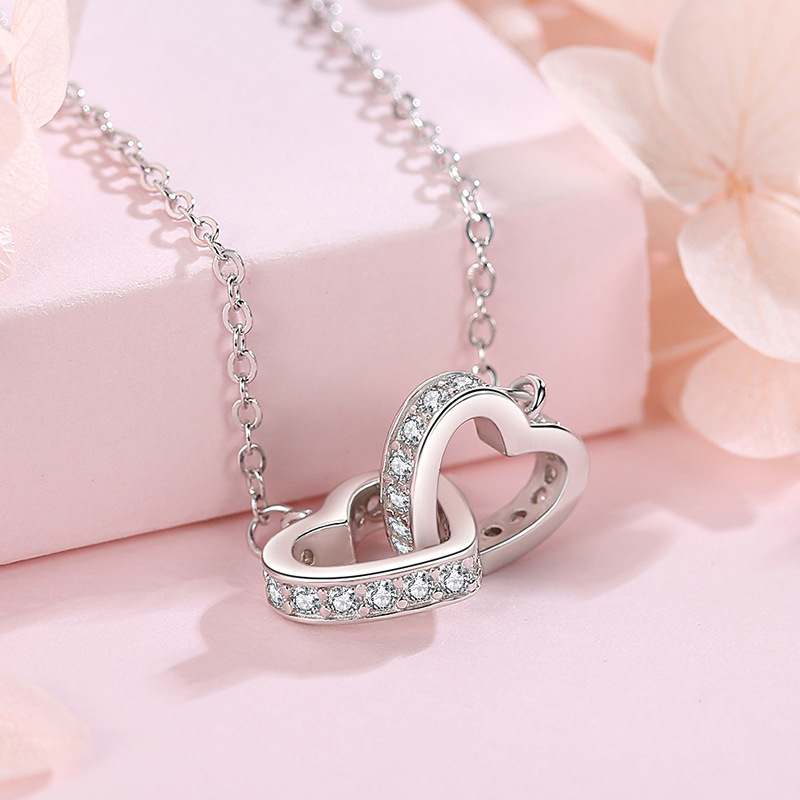 925 silver heart necklace