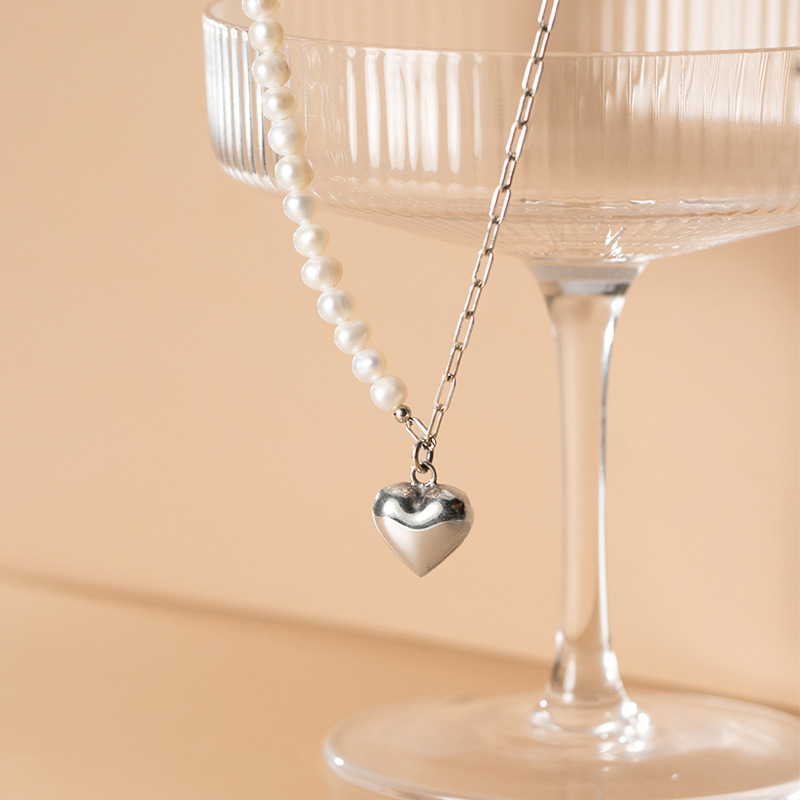 925 silver heart necklace