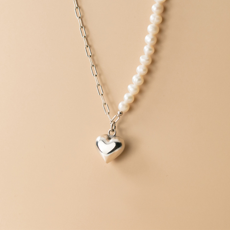 925 silver heart necklace