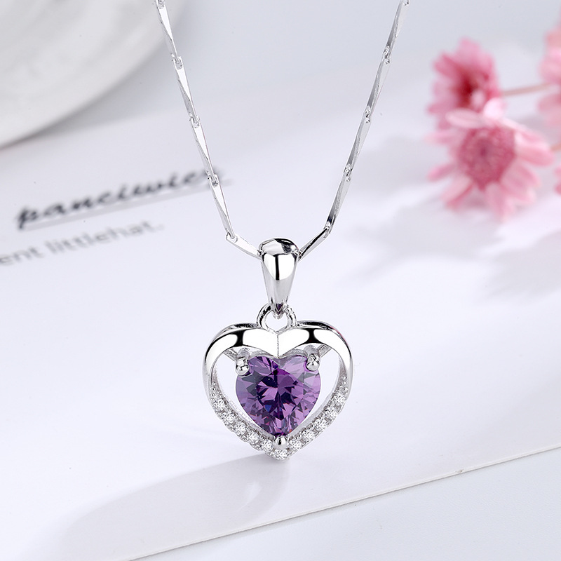 925 silver heart necklace