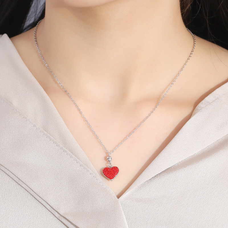 925 silver heart necklace