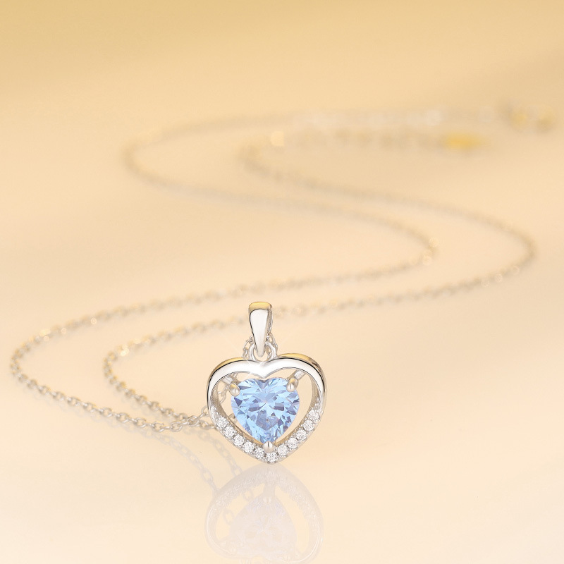 925 silver heart necklace