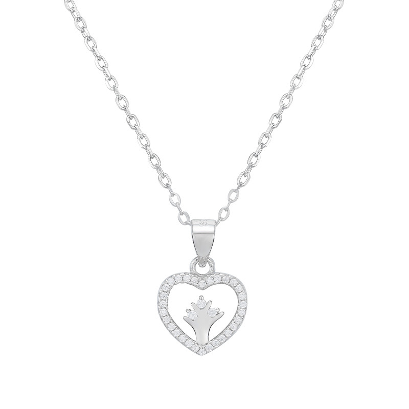 925 silver heart necklace