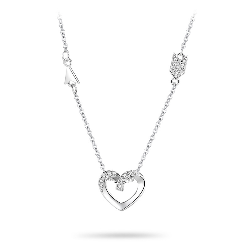 925 silver heart necklace