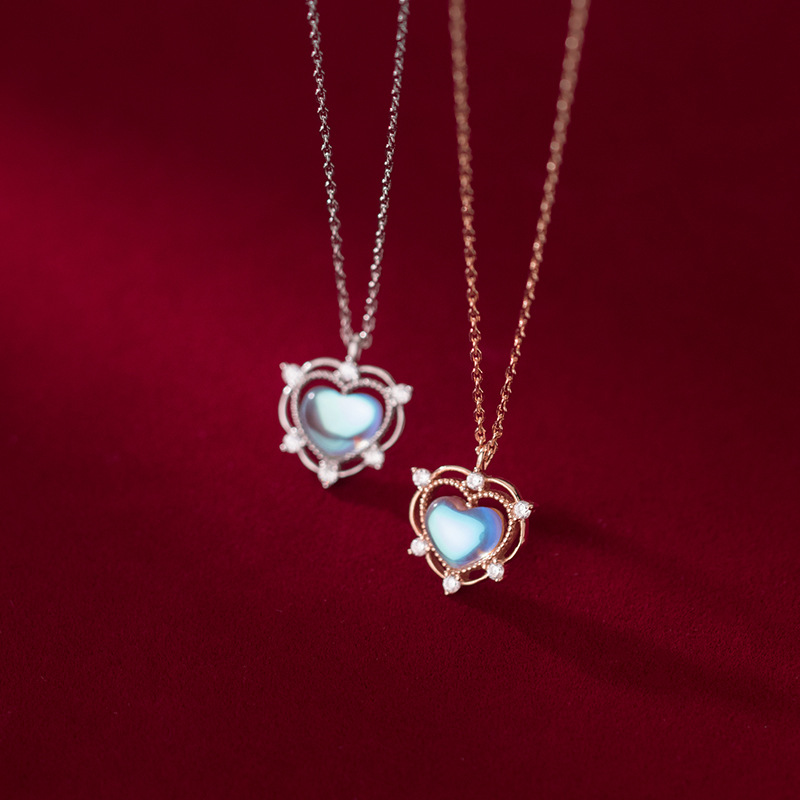 925 silver heart necklace