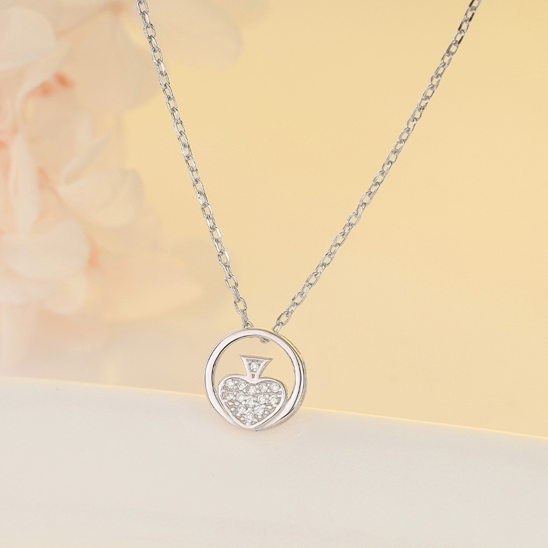 925 silver heart necklace