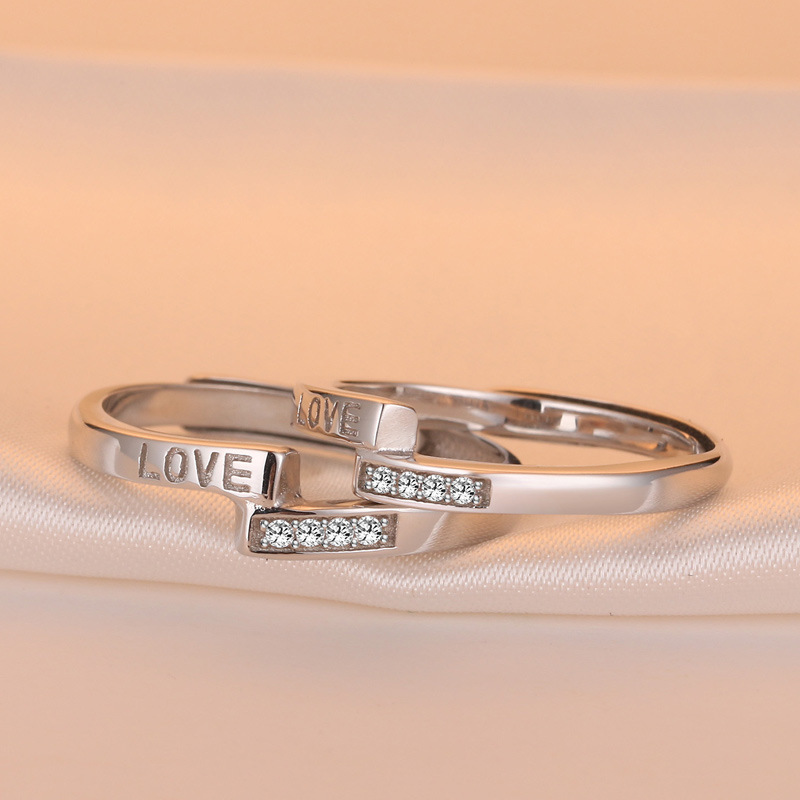 s925 silver Couple ring 