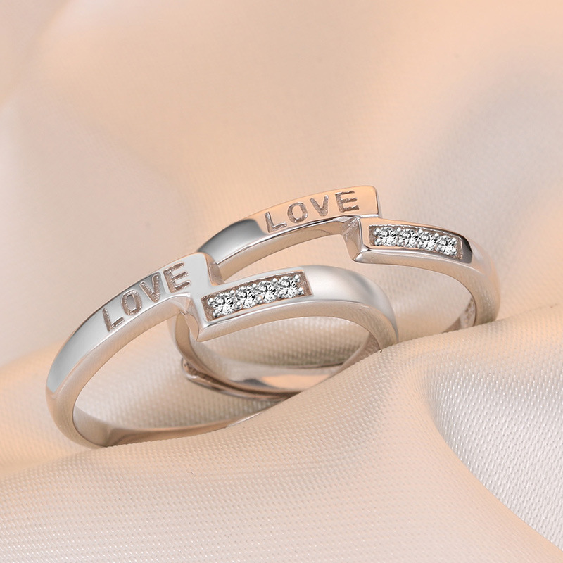 s925 silver Couple ring 