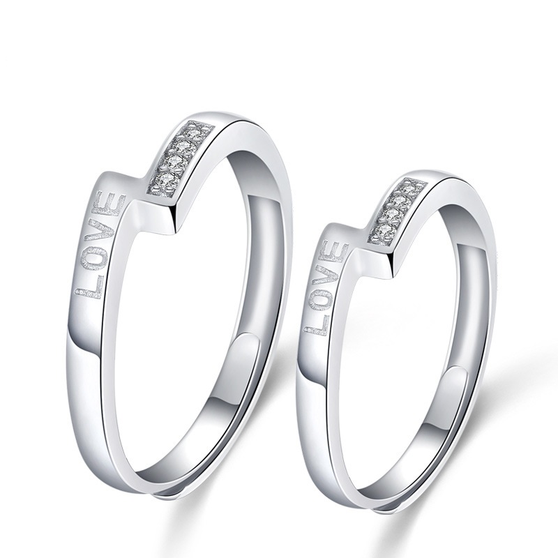 s925 silver Couple ring 