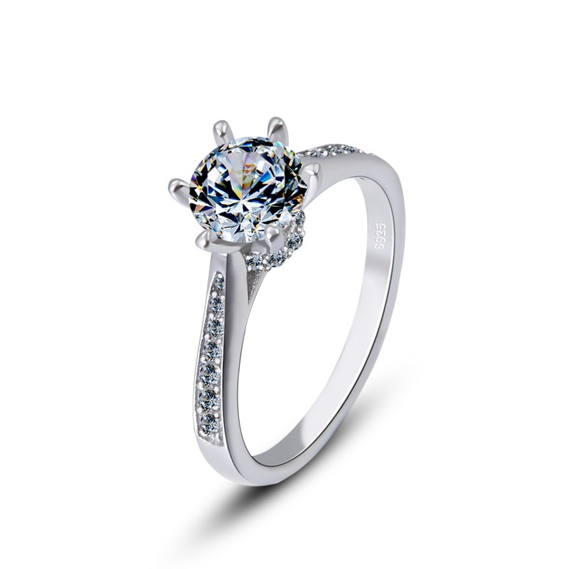 925 SILVER HIGH QUALITY ENGAGEMENT RING WOMEN RING