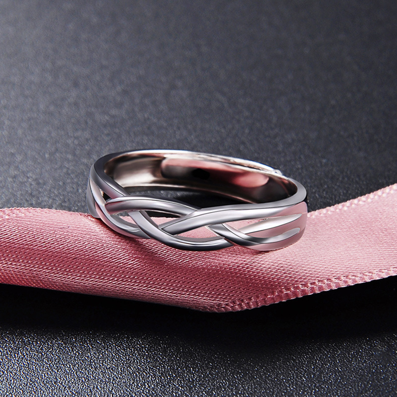 925 SILVER COUPLE RINGS SIZE ADJUSTABLE