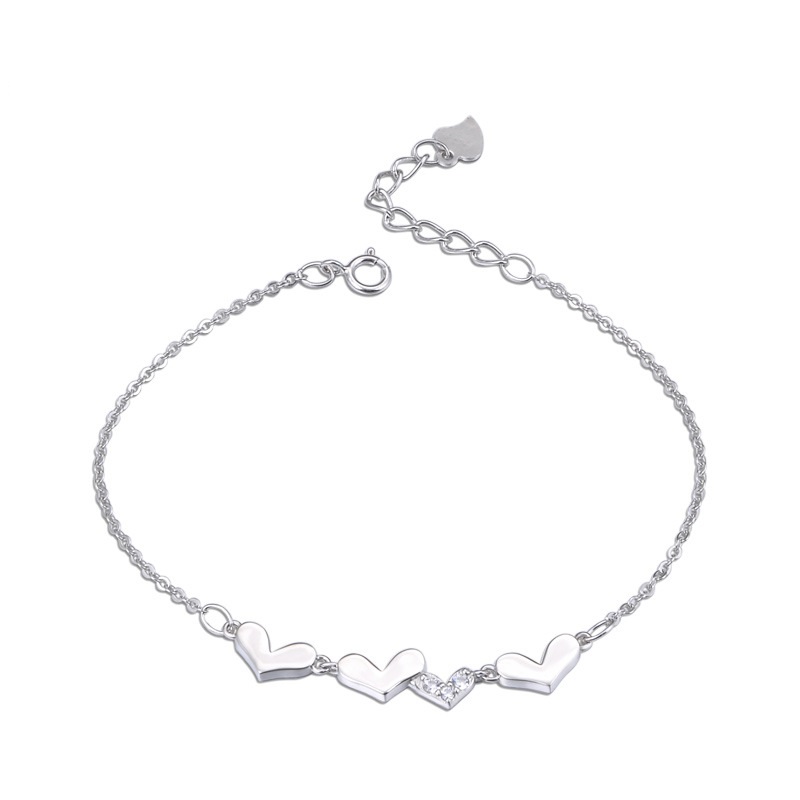 925 SILVER HEARTS BRACELET 