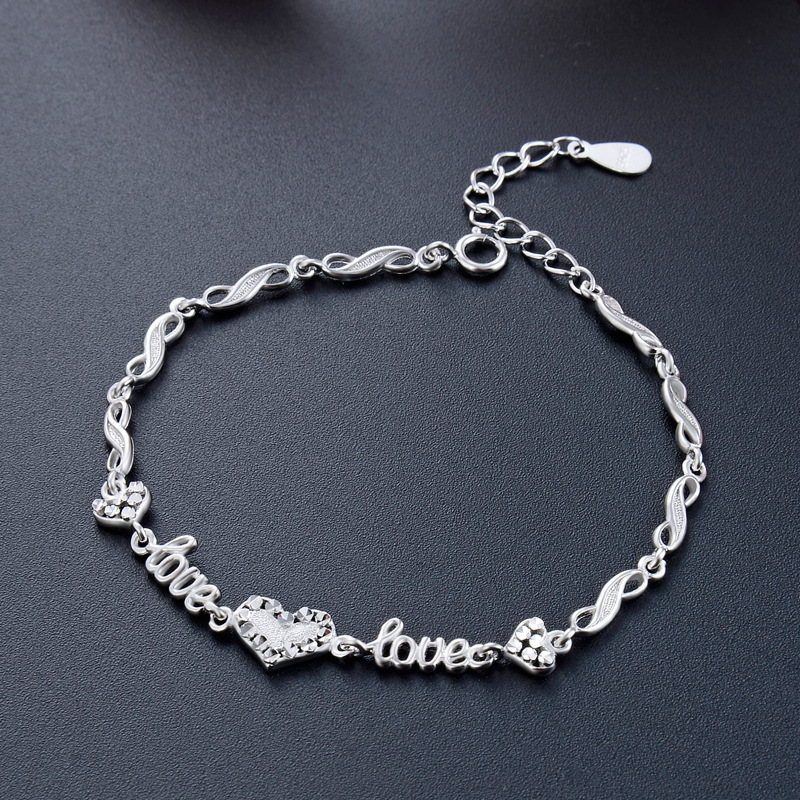 925 SILVER HEART WOMEN BRACELET