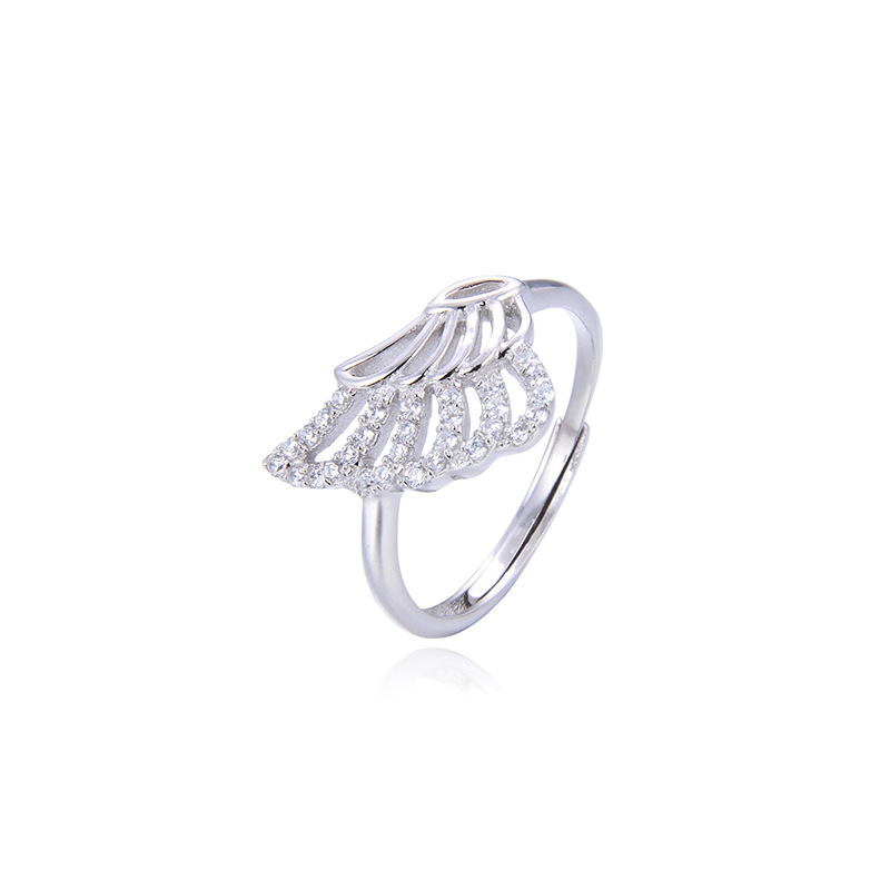 Angel wings 925 silver rings