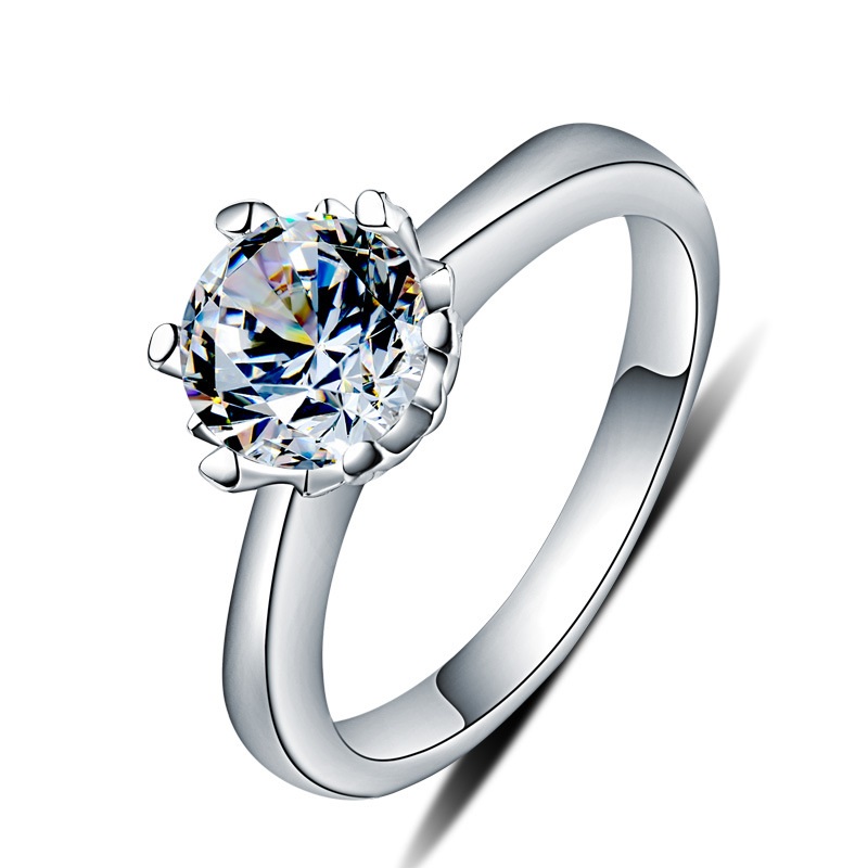 925 silver high quality engagement ring women ring