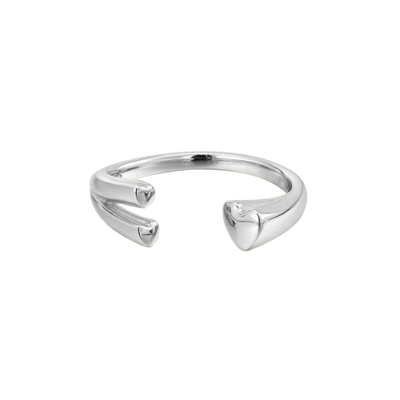 silver circle ring