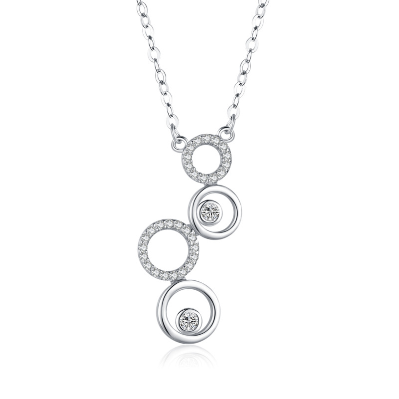 925 silver circle necklace