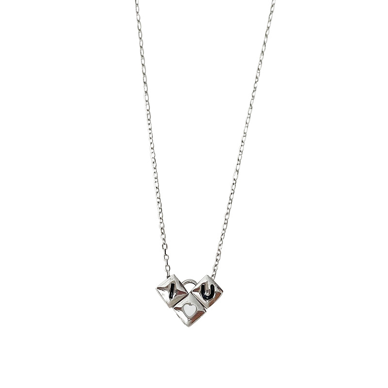 925 silver heart necklace