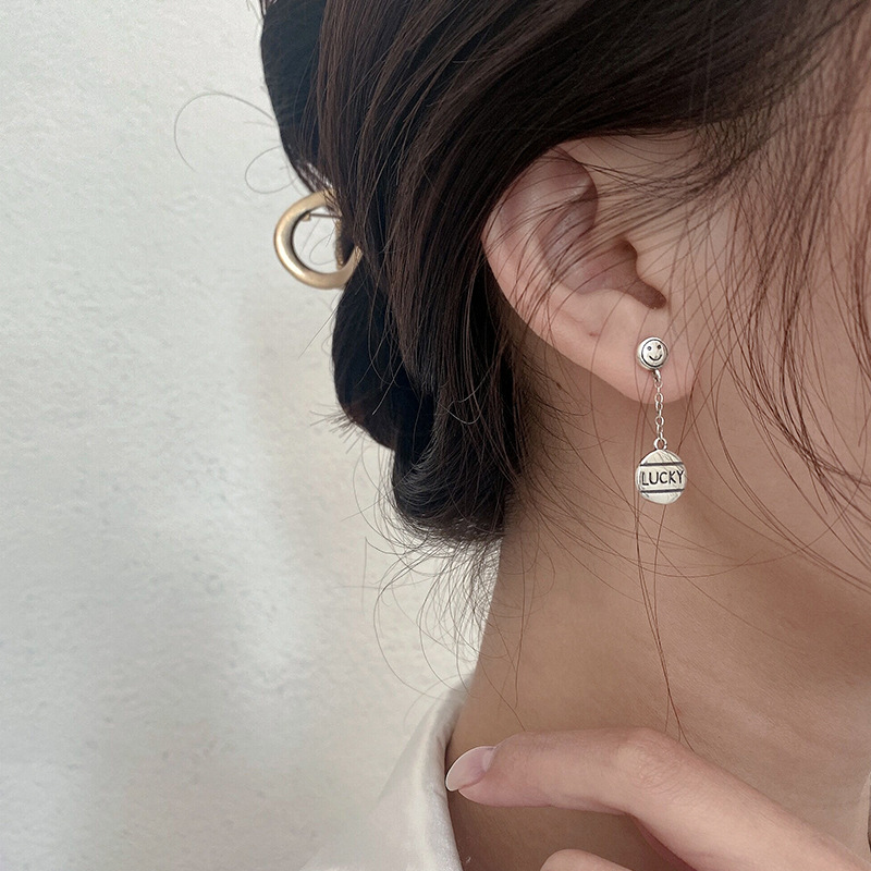 925 silver circle earrings