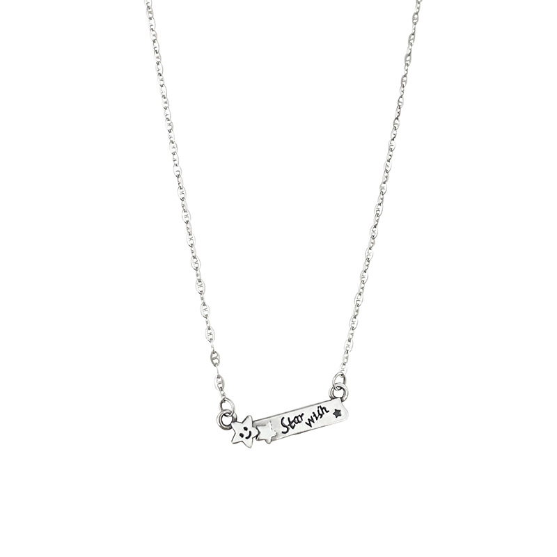 925 silver quadrate necklace