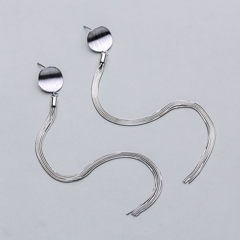 925 silver circle earrings