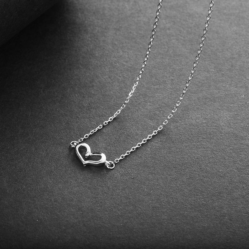 925 silver heart necklace