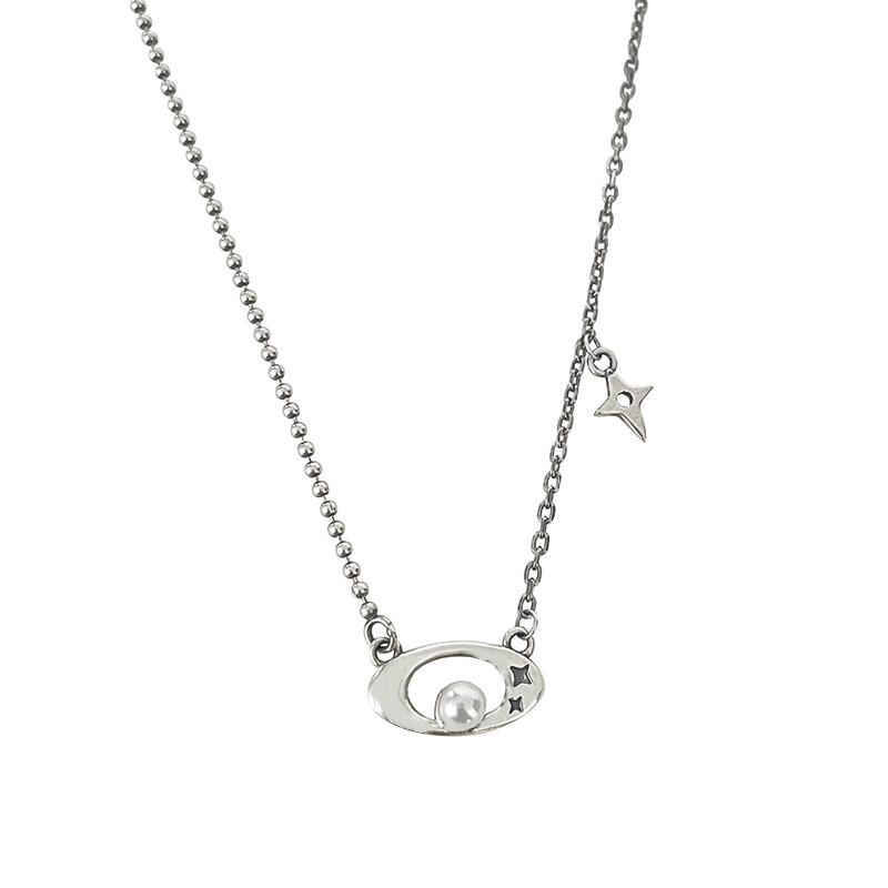 925 silver circle necklace