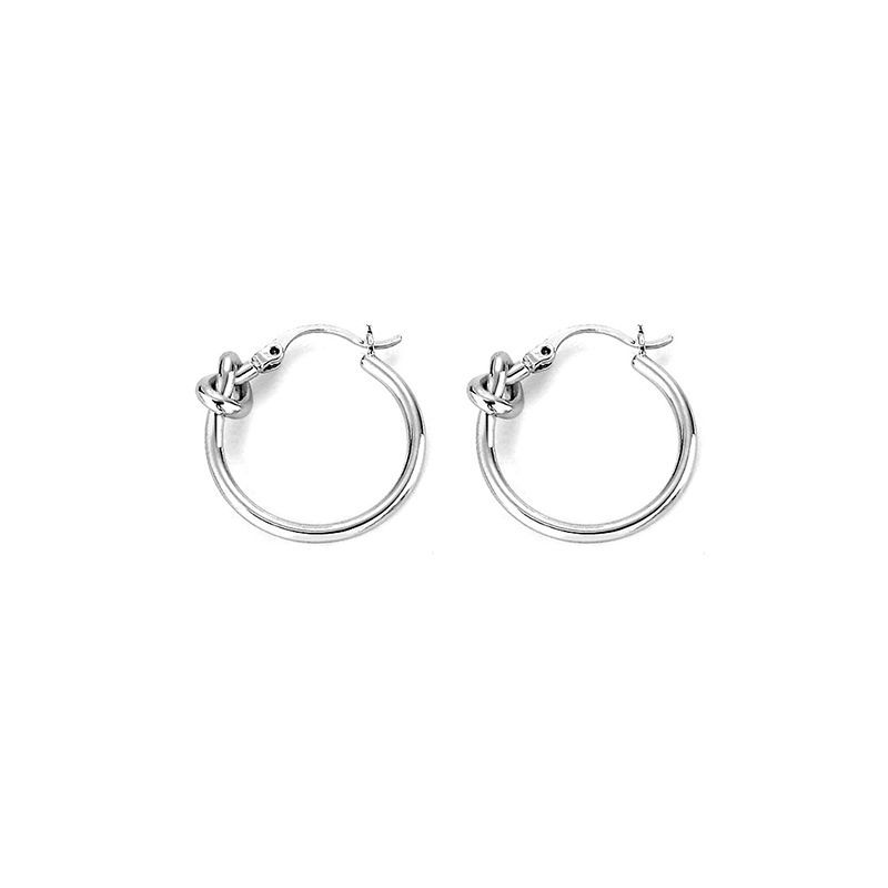 925 silver circle earrings