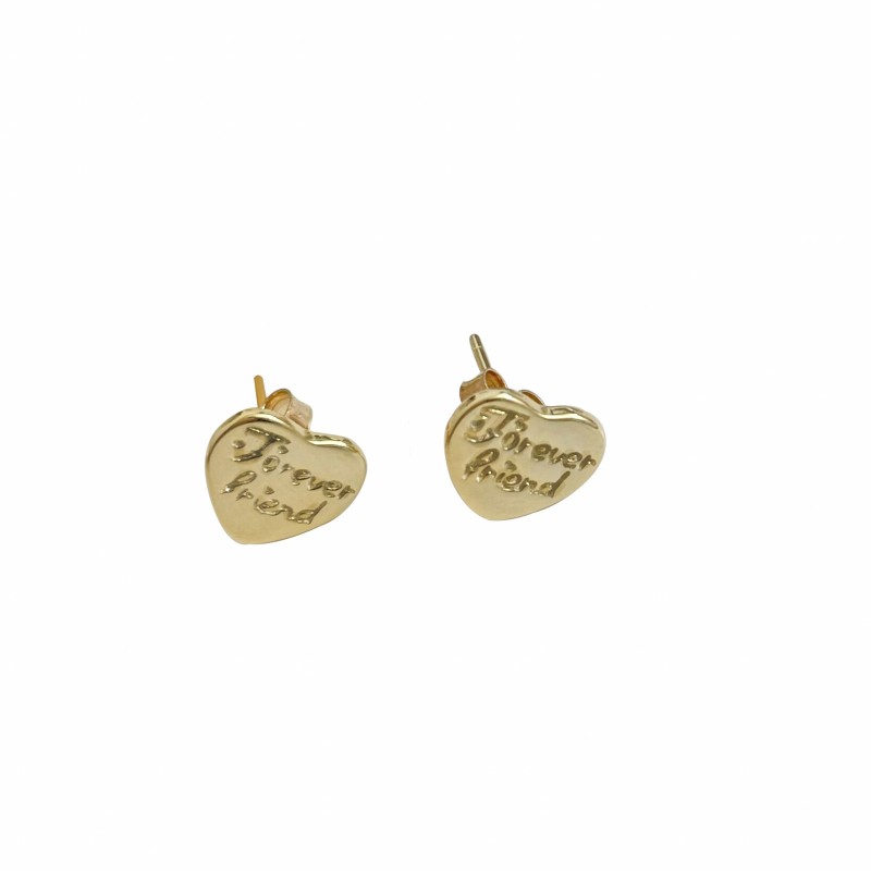 925 silver heart earrings